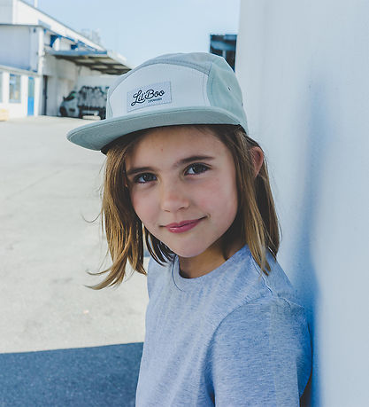 Lil' Boo Copenhagen Kasket - Block Mint 5 Panel - Dusty Mint/Gre Lil' Boo Copenhagen Kasket - Block Mint 5 Panel - Dusty Mint/Gre
