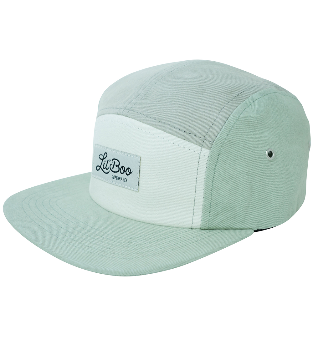 Lil' Boo Copenhagen Kappe - Block Mint 5 Panel - Dusty Mint/Gre - Lil' Boo Copenhagen - 52-55 cm - Kappen