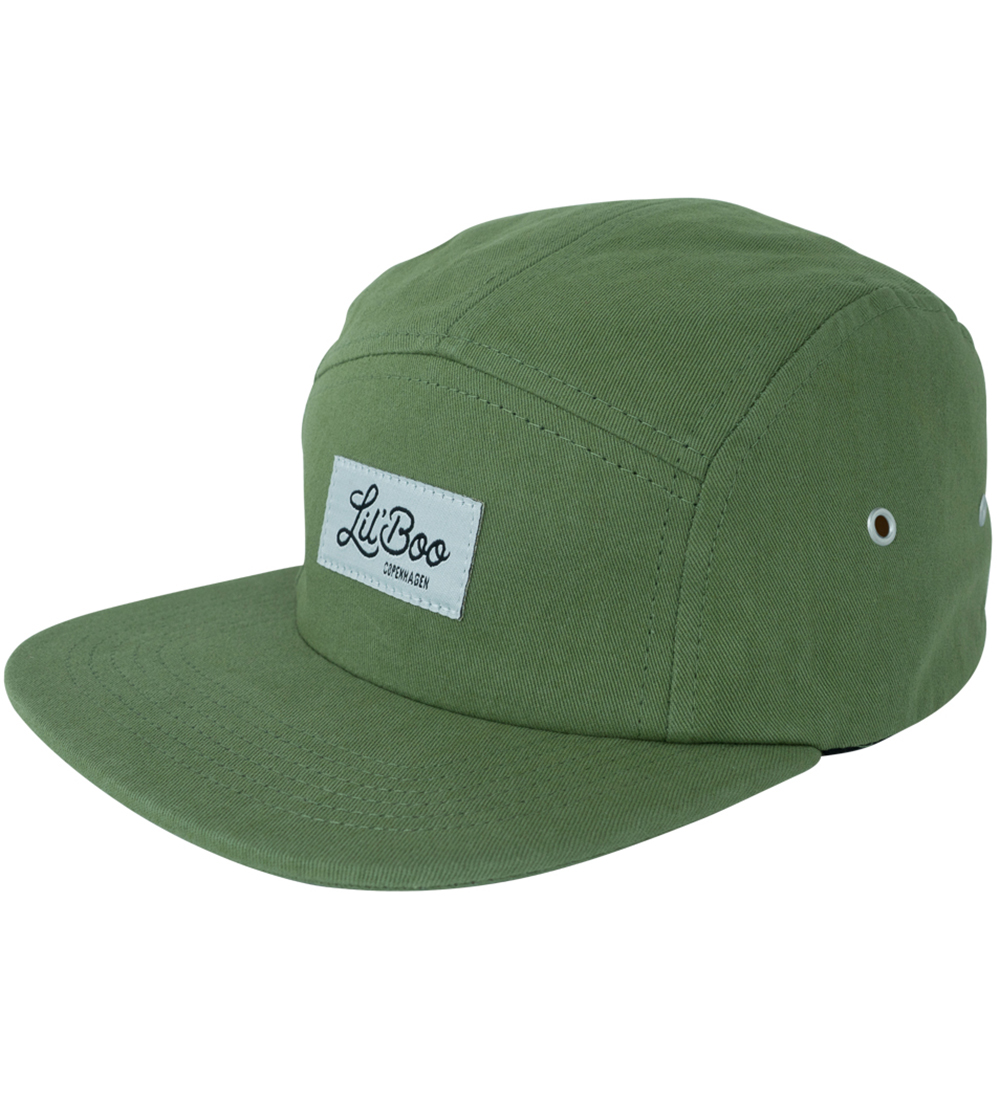 Lil' Boo Copenhagen Kappe - Organic 5 - Olive - Lil' Boo Copenhagen - 47-50 cm - Kappen