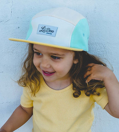 Lil' Boo Copenhagen Kasket - Block Summer 5 - Peach/Yellow/White Lil' Boo Copenhagen Kasket - Block Summer 5 - Peach/Yellow/White