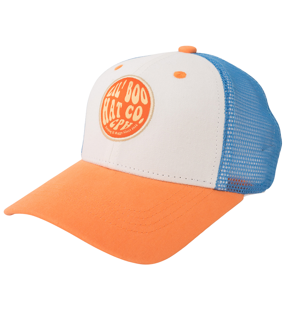 Lil' Boo Copenhagen Kappe - Trucker - Blue/Orange/White - Lil' Boo Copenhagen - 50-53 cm - Kappen