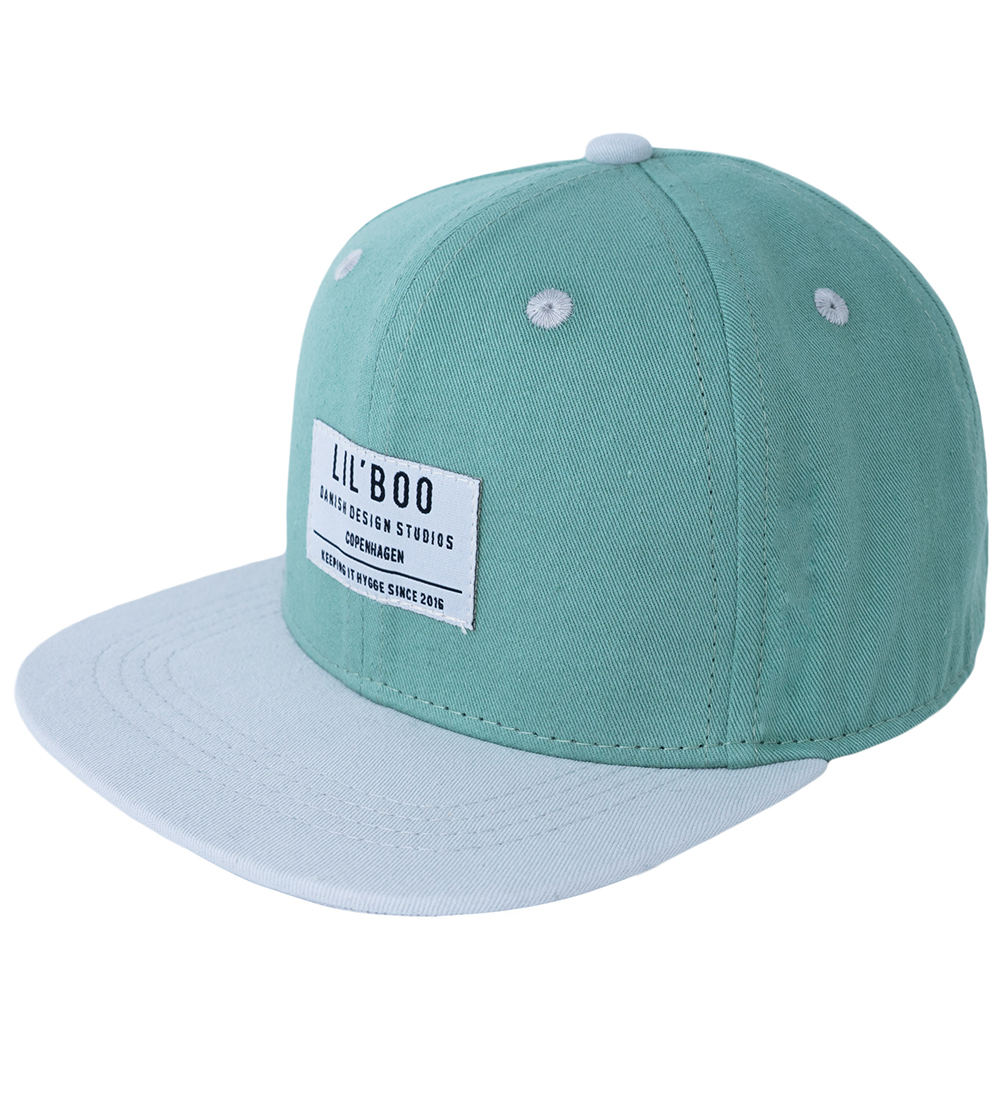 Lil' Boo Copenhagen Kappe - Organic Block Snapback - Grün - Lil' Boo Copenhagen - 50-53 cm - Kappen