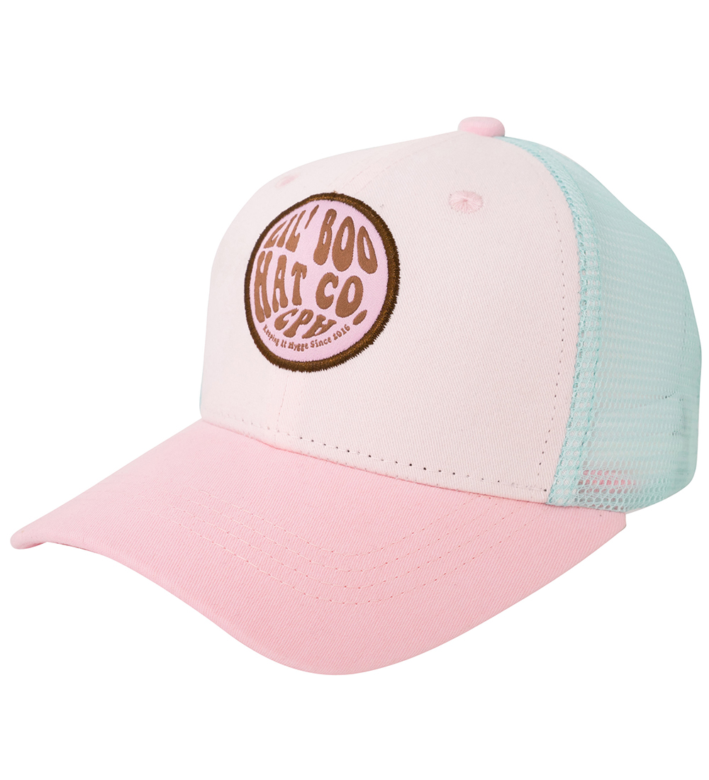 Lil' Boo Copenhagen Kappe - Trucker - Pink/Turquoise - Lil' Boo Copenhagen - 56-58 cm - Kappen