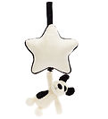 Jellycat Musical Mobile w. Star - Bashful Black & Cream Puppy