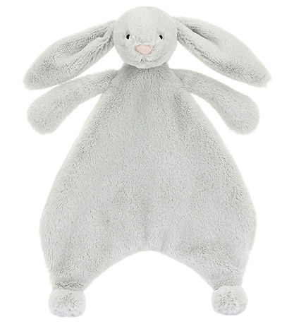 Jellycat Nusseklud - 27x20 cm - Bashful Bunny - Silver 