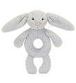 Jellycat Ringrangle - 18x8 cm - Bashful Bunny - Silver Jellycat Ringrangle - 18x8 cm - Bashful Bunny - Silver