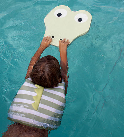 SunnyLife Svømmebræt - Cookie the Croc Light Khaki SunnyLife Svømmebræt - Cookie the Croc Light Khaki