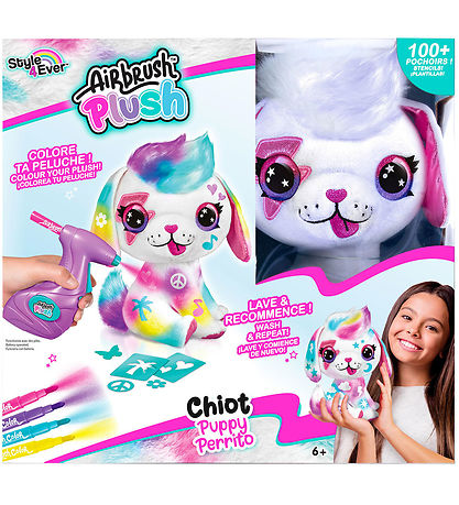 Airbrush Plush Bamse - DYI Hund Airbrush Plush Bamse - DYI Hund