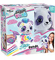 Airbrush Plush Bamse - 23 cm - DYI Panda Airbrush Plush Bamse - 23 cm - DYI Panda