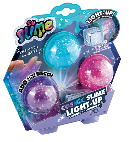 So Slime Slim - Light Up Cosmic Crunch - 3-pak So Slime Slim - Light Up Cosmic Crunch - 3-pak