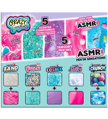 Crazy Sensations Sæt - ASMR - Mix 'In Sensations - 5 stk. Crazy Sensations Sæt - ASMR - Mix 'In Sensations - 5 stk.