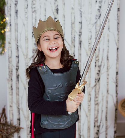 Great Pretenders Udklædning - Ridder Kappe m. Skjold/Krone Great Pretenders Udklædning - Ridder Kappe m. Skjold/Krone