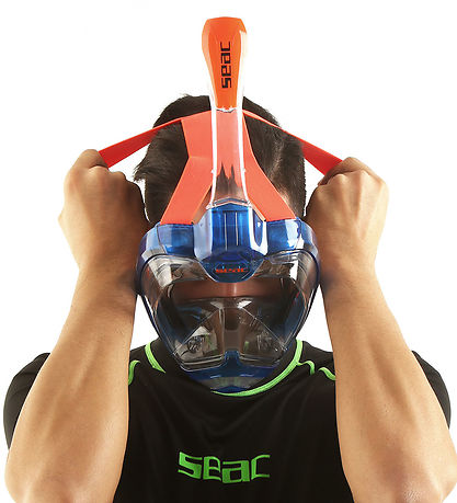 Seac Snorkelmaske - Magica L/XL - Blå/Orange Seac Snorkelmaske - Magica L/XL - Blå/Orange