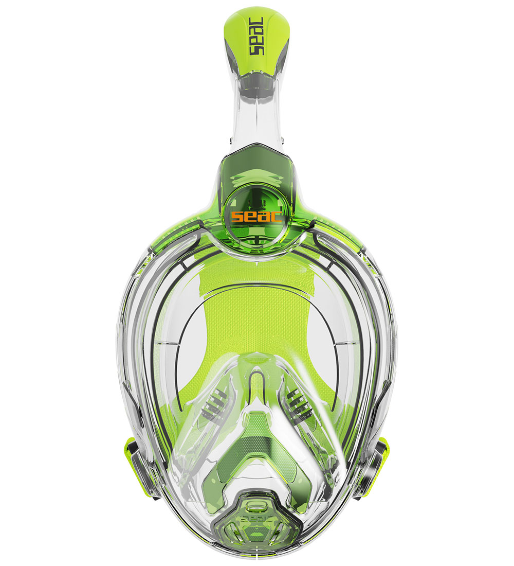 Seac Schnorchelmaske - Libera Junior - Transparent/Limette - Seac - 6+ Jahre (116+) - Tauchermasken