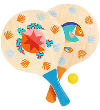 Djeco Strand Ketcher Sæt m. Bold - Sea Djeco Strand Ketcher Sæt m. Bold - Sea