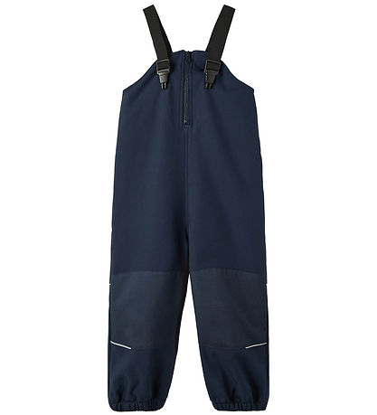 Name It Softshellhosen m. Fleece/Träger - NmnAlfa08 - Dark Sapph