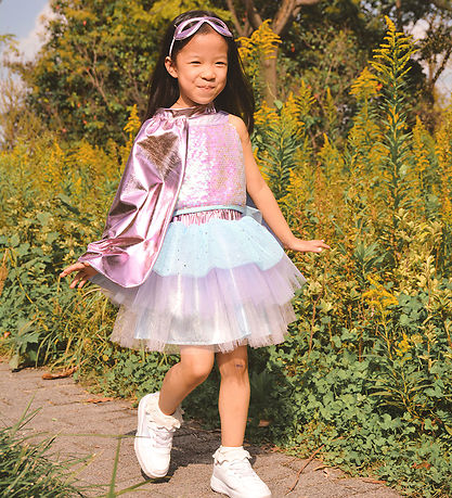 Great Pretenders Udklædning - Super-Duper - Metallic Pink/Light 