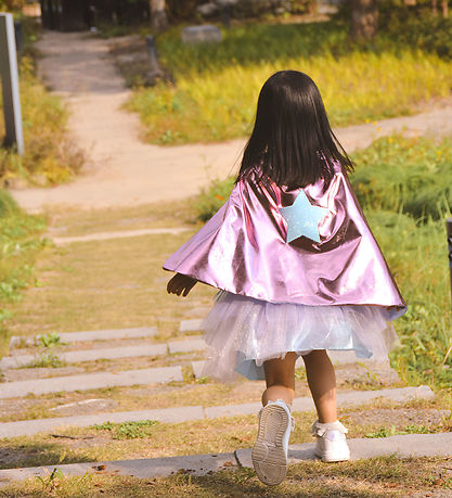 Great Pretenders Udklædning - Super-Duper - Metallic Pink/Light 