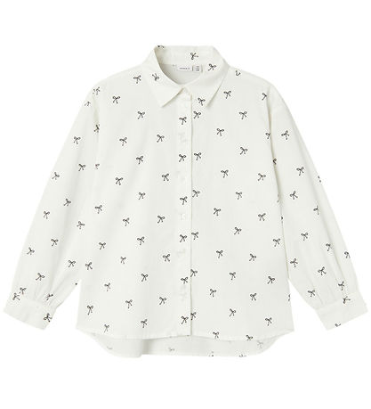 Name It Oversize Lang Skjorte - NkfHilippas - Bright White Name It Oversize Lang Skjorte - NkfHilippas - Bright White