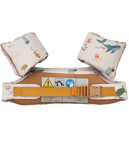 Liewood Svømmebælte m. Vinger - Darko - 11-19 kg - Sea Creature/