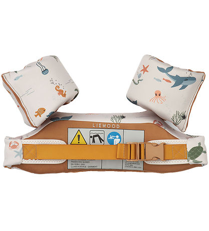 Liewood Svømmebælte m. Vinger - Darko - 19-30 kg - Sea Creature/