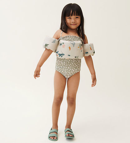 Liewood Svømmebælte m. Vinger - Darko - 19-30 kg - Sea Creature/