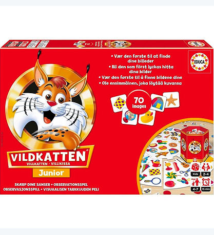 Educa Brætspil - Vildkatten Junior 70 Educa Brætspil - Vildkatten Junior 70