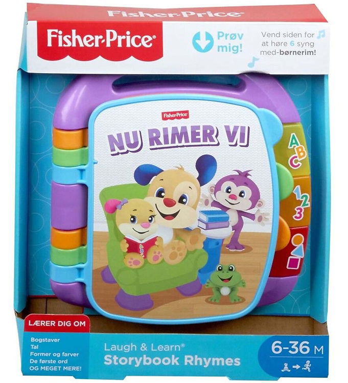 Fisher-Price Bog m. Lyd - Læring & Leg - Børnerim