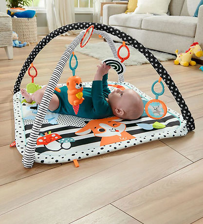 Fisher-Price Aktivitetstæppe - 3 i 1 - Musik, Lys og Gro Fisher-Price Aktivitetstæppe - 3 i 1 - Musik, Lys og Gro