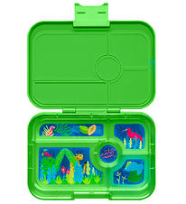 Yumbox Madkasse m. 5 Rum - Bento Tapas - Jurassic Green/Jungle Yumbox Madkasse m. 5 Rum - Bento Tapas - Jurassic Green/Jungle