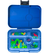 Yumbox Madkasse m. 5 Rum - Bento Tapas - Monte Carlo Blue/Jungle Yumbox Madkasse m. 5 Rum - Bento Tapas - Monte Carlo Blue/Jungle
