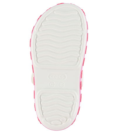 Crocs Sandal - Crocband Cruiser Pet Sandal T - Hvid/Pink Tweed Crocs Sandal - Crocband Cruiser Pet Sandal T - Hvid/Pink Tweed