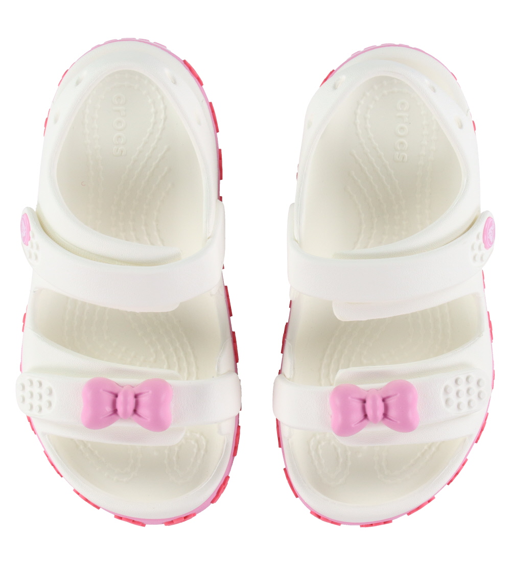 Crocs Sandale - Crocband Cruiser Haustiersandale T - Weiß/Pink T - Crocs - 25/26 - Sandalen
