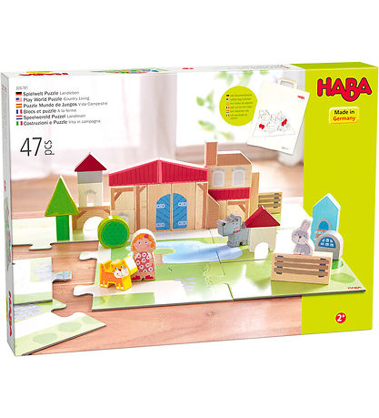 Haba Play World Puslespil - 47 Dele Haba Play World Puslespil - 47 Dele