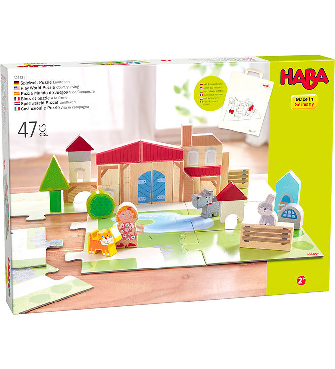 Haba Play World Puslespil - 47 Dele billede