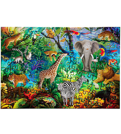 Crocodile Creek Puzzel - 100 Bakstenen - Jungle Paradise