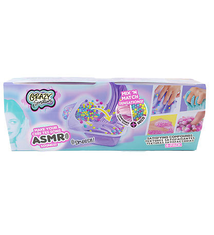 Crazy Sensations Sæt - ASMR - Satisfying Compounds - 4 stk. Crazy Sensations Sæt - ASMR - Satisfying Compounds - 4 stk.