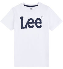 Lee T-Shirt - Wobbly Graphic - Bright White Lee T-Shirt - Wobbly Graphic - Bright White