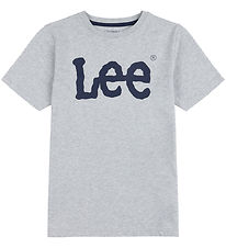 Lee T-Shirt - Wobbly Graphic - Vintage Grey Heather Lee T-Shirt - Wobbly Graphic - Vintage Grey Heather