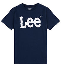 Lee T-Shirt - Wobbly Graphic - Navy Blazer Lee T-Shirt - Wobbly Graphic - Navy Blazer