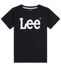 Lee T-Shirt - Wobbly Graphic - Sort Lee T-Shirt - Wobbly Graphic - Sort