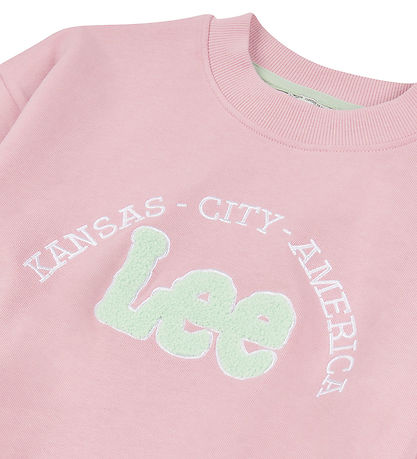 Lee Sweatshirt - Kansas Graphic - Pink Nectar Lee Sweatshirt - Kansas Graphic - Pink Nectar