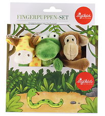 Sigikid Fingerbamser - 12 cm - Jungle Sigikid Fingerbamser - 12 cm - Jungle