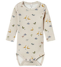 Name It Bodysuit l/s - NbmFaurus - Nacreous Cloud w. Dinosaurs Name It Bodysuit l/s - NbmFaurus - Nacreous Cloud w. Dinosaurs