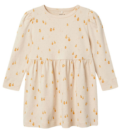 Name It Kjole - NmfFepera - Whisper Pink m. Hulmønster