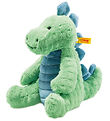 Steiff Bamse - 28 cm - Spott Stegosaurus - Green Petrol Sittin Steiff Bamse - 28 cm - Spott Stegosaurus - Green Petrol Sittin