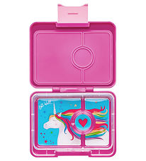 Yumbox Madkasse m. 3 Rum - Bento Snack - Malibu Purple/Magical U Yumbox Madkasse m. 3 Rum - Bento Snack - Malibu Purple/Magical U