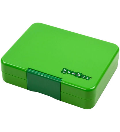 Yumbox Madkasse m. 3 Rum - Bento Snack - Jurassic Green/Dinosaur