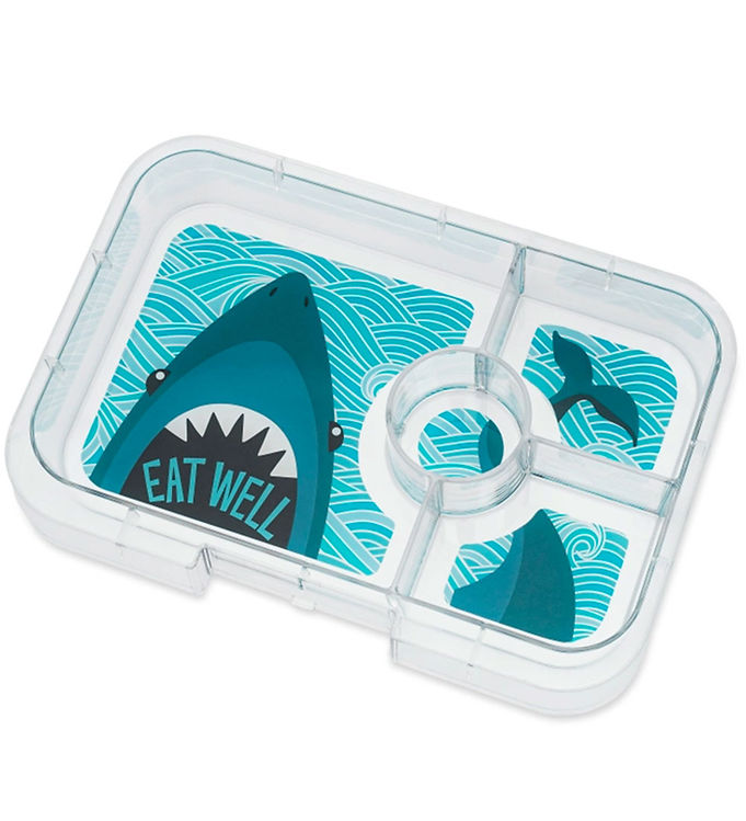 Yumbox Indsatsbakke - Tapas Tray - 4 rum - Shark