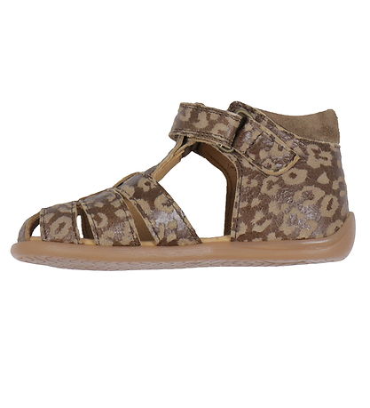 Pom Pom Sandaler - Starters Velcro - Latte Leo Pom Pom Sandaler - Starters Velcro - Latte Leo